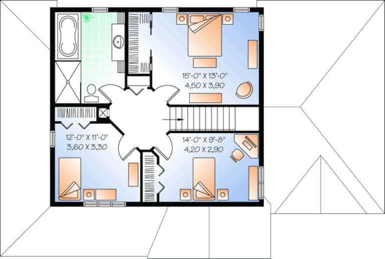House Plan House Plan #13647 Drawing 2