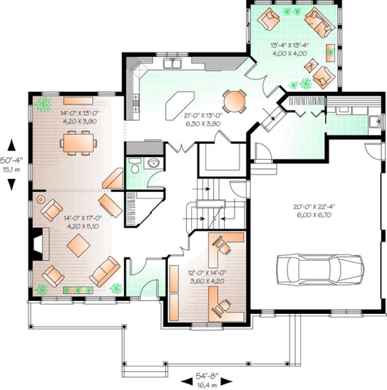 House Plan House Plan #13649 Drawing 1
