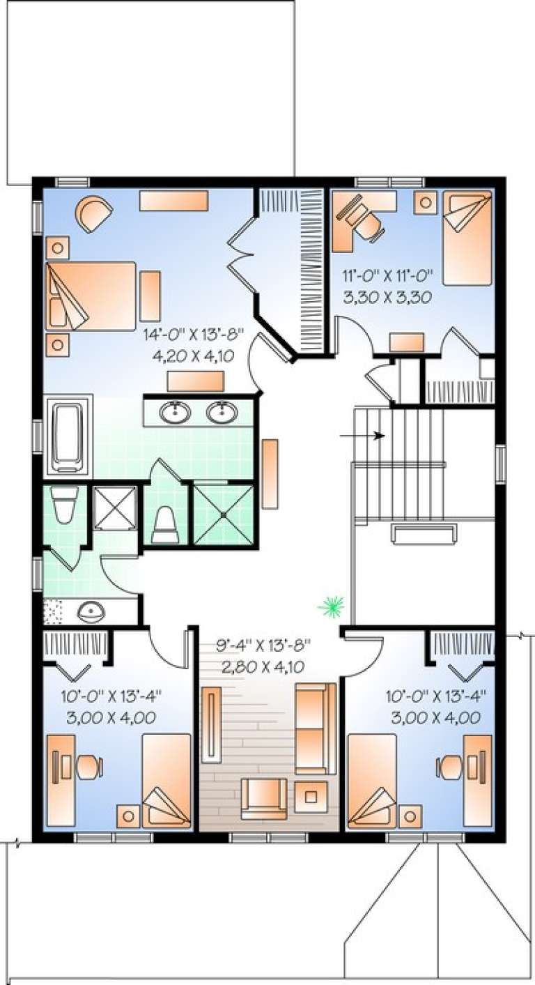 House Plan House Plan #13657 Drawing 2