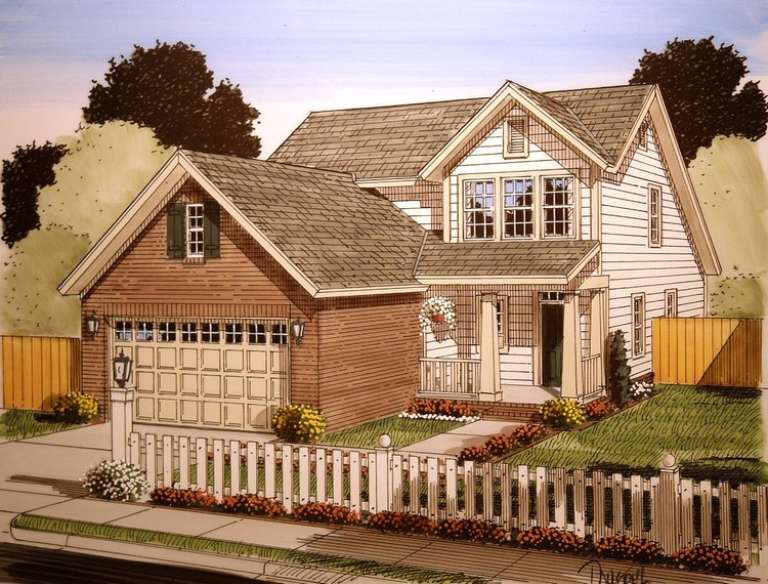 House Plan House Plan #13680 Front Elevation