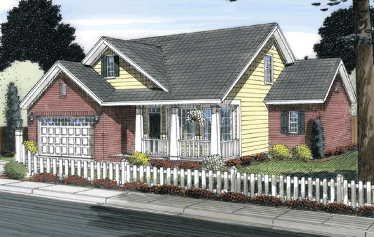 House Plan House Plan #13704 Front Elevation