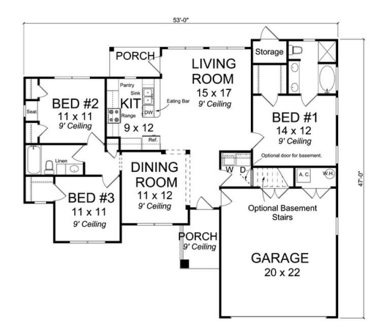 House Plan House Plan #13705 Drawing 1
