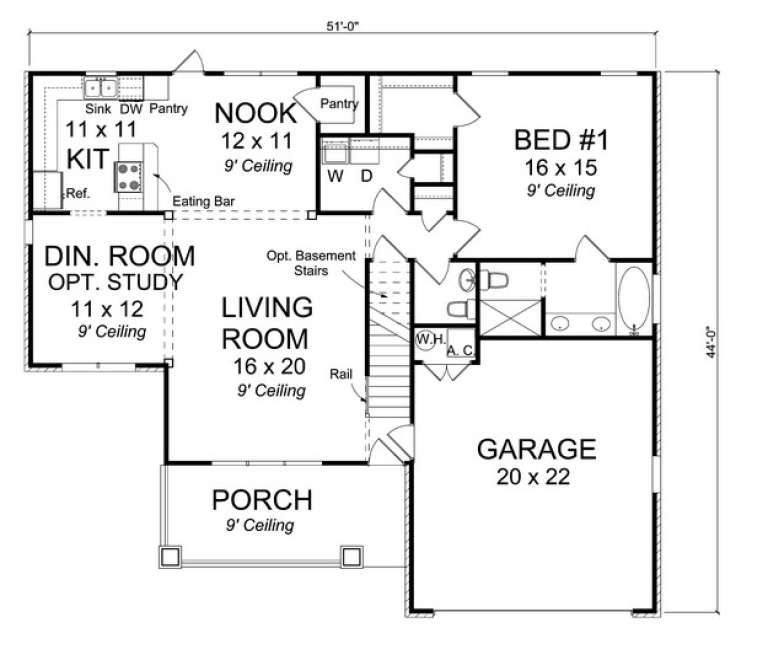 House Plan House Plan #13706 Drawing 1