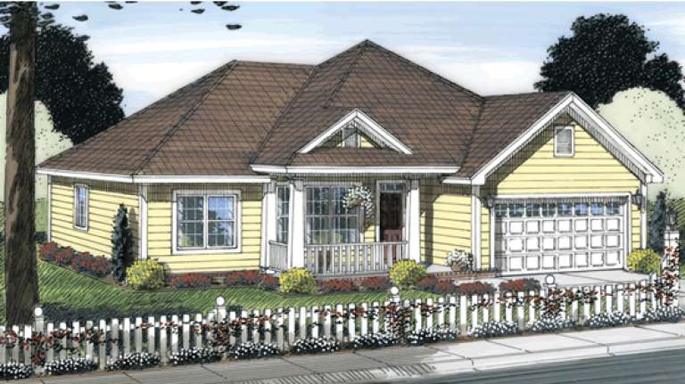 House Plan House Plan #13707 Front Elevation