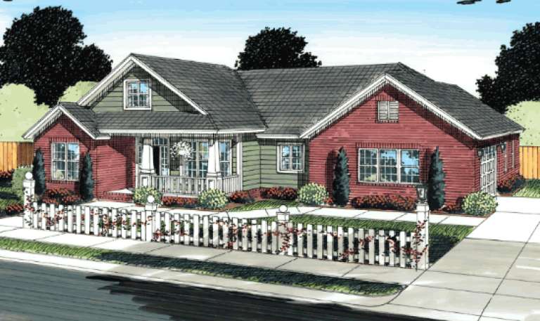 House Plan House Plan #13718 Front Elevation