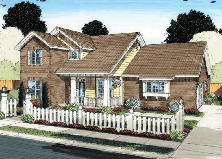House Plan House Plan #13720 Front Elevation