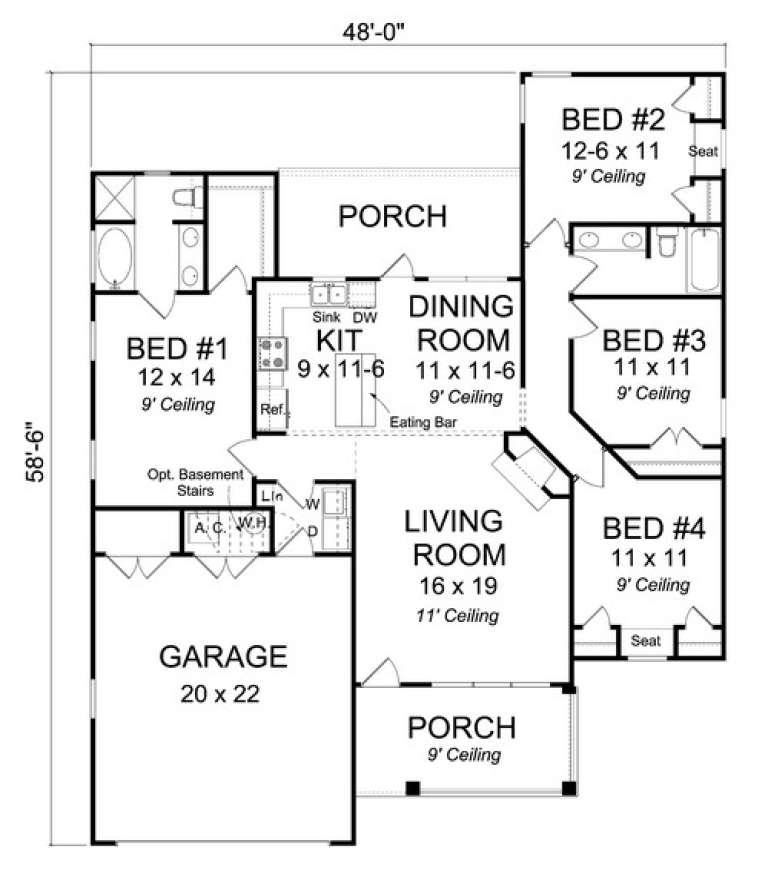 House Plan House Plan #13726 Drawing 1