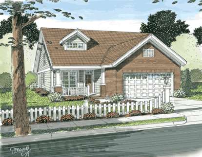 Craftsman House Plan #4848-00076 Elevation Photo