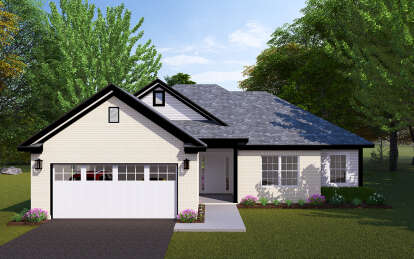 Small House Plan #4848-00079 Elevation Photo