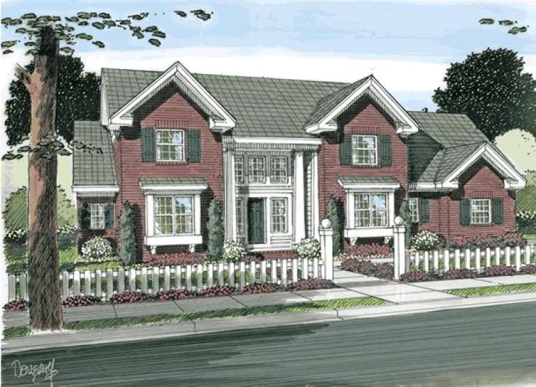 House Plan House Plan #13754 Front Elevation