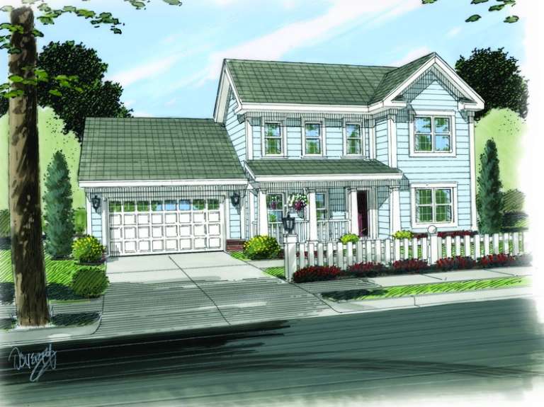 House Plan House Plan #13757 Front Elevation
