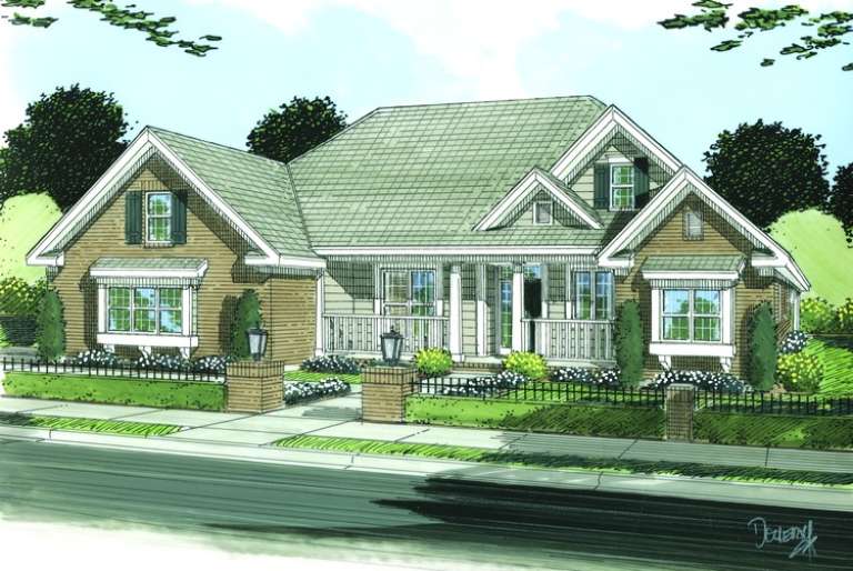 House Plan House Plan #13768 Front Elevation