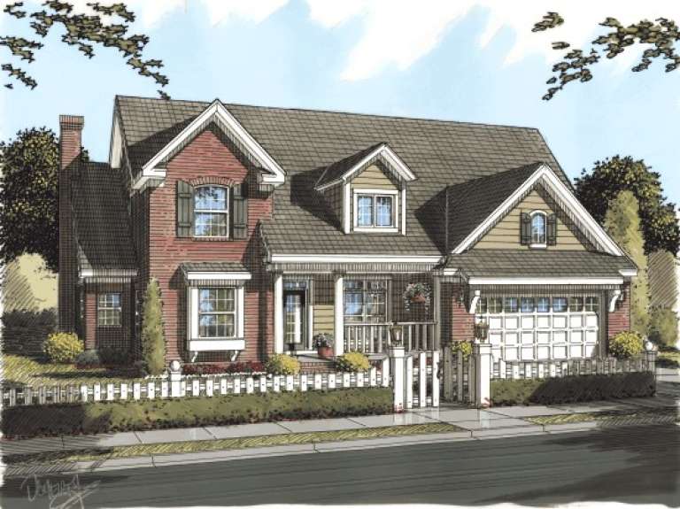 House Plan House Plan #13810 Front Elevation