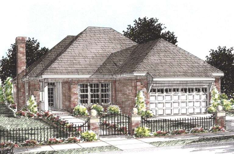 House Plan House Plan #13820 Front Elevation