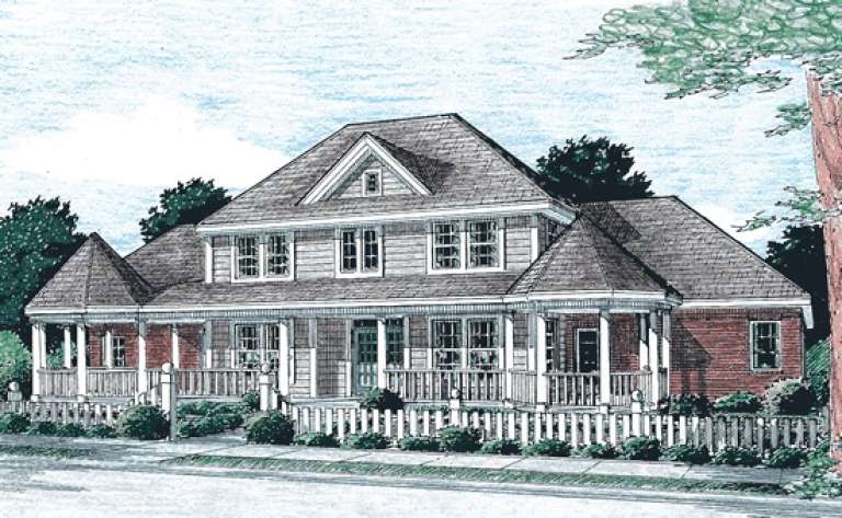 House Plan House Plan #13842 Front Elevation