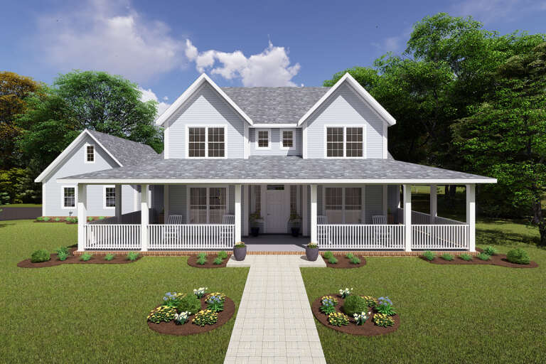 House Plan House Plan #13853 Front Elevation 