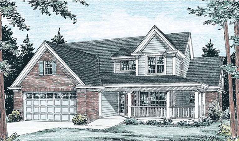 House Plan House Plan #13867 Front Elevation