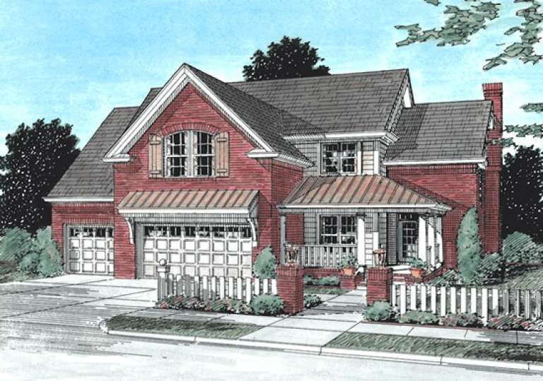 House Plan House Plan #13872 Front Elevation