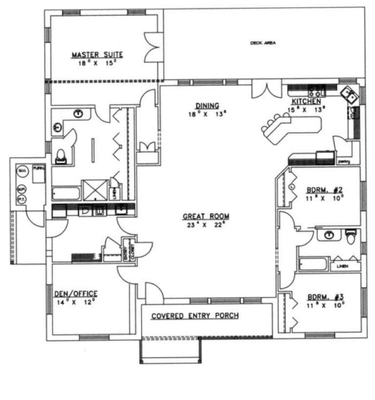 House Plan House Plan #1388 Drawing 1