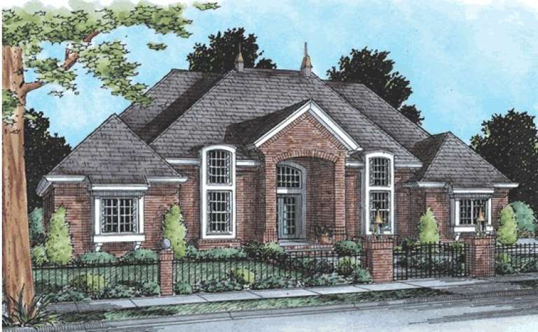 House Plan House Plan #13881 Front Elevation
