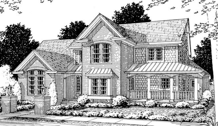 House Plan House Plan #13889 Front Elevation