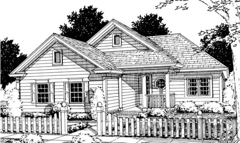 House Plan House Plan #13895 Front Elevation