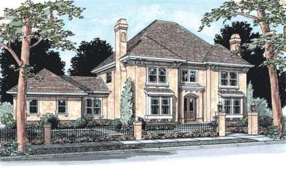French Country House Plan #4848-00254 Elevation Photo