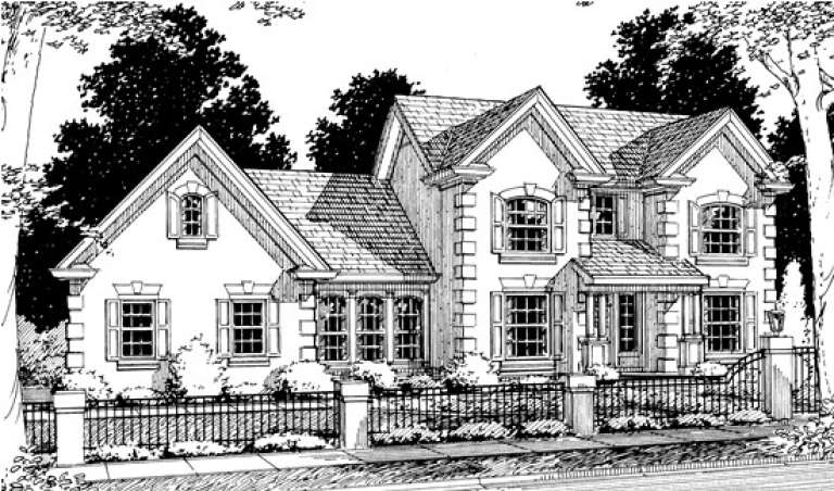 House Plan House Plan #13927 Front Elevation