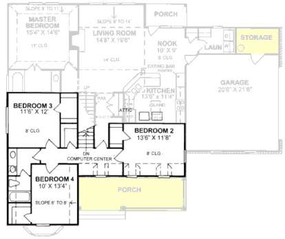 Floorplan 2 for House Plan #4848-00261