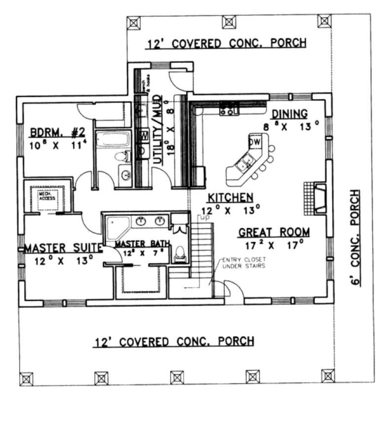 House Plan House Plan #1394 Drawing 1