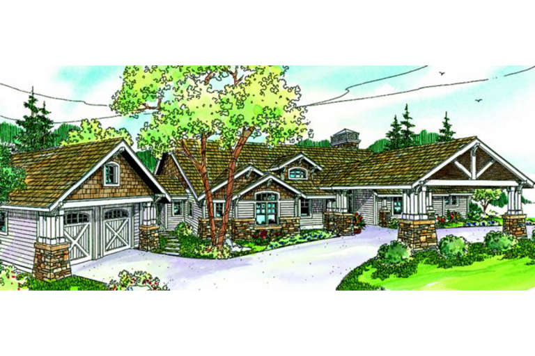 House Plan House Plan #1402 Front Elevation 