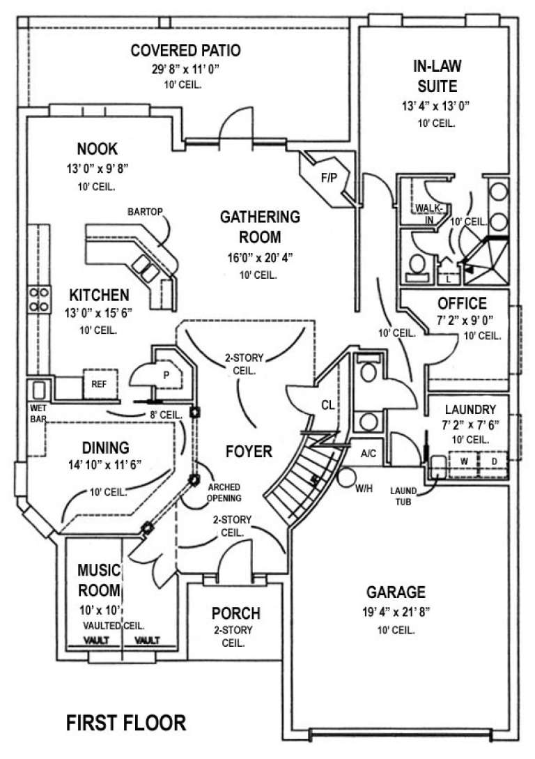 House Plan House Plan #14053 Drawing 1