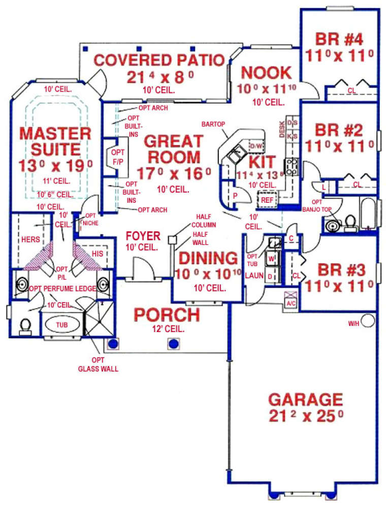 House Plan House Plan #14080 Drawing 1