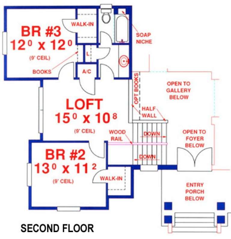 House Plan House Plan #14132 Drawing 2