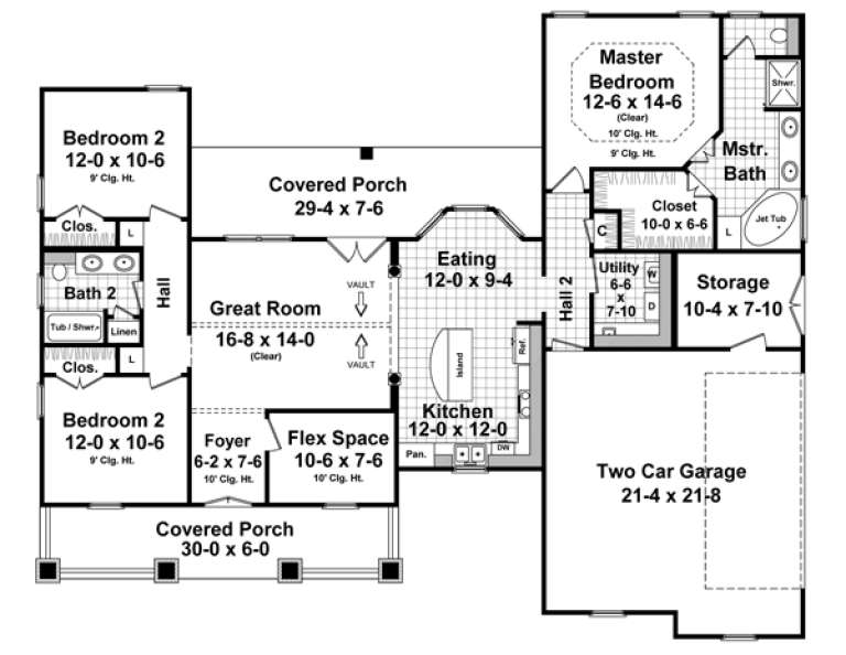 House Plan House Plan #14202 Drawing 1