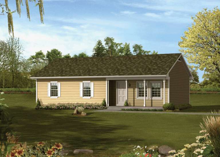 House Plan House Plan #14278 Front Elevation
