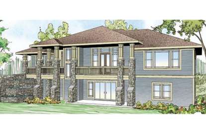 Craftsman House Plan #035-00584 Elevation Photo