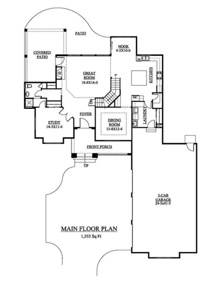 House Plan House Plan #14373 Drawing 1