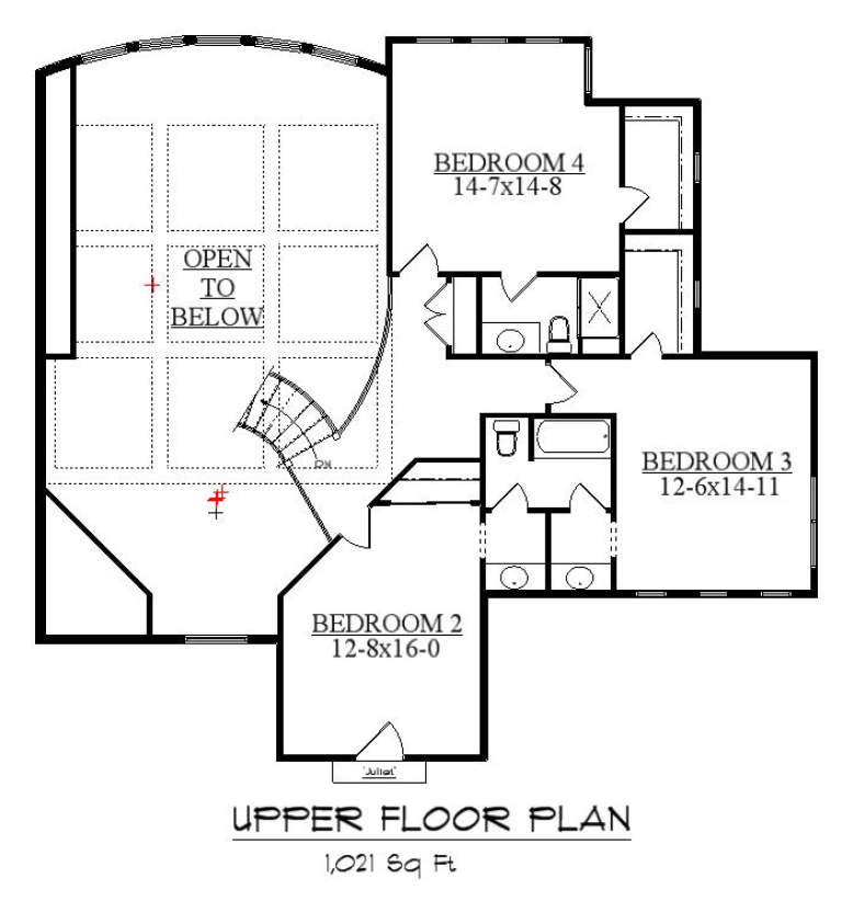 House Plan House Plan #14388 Drawing 2