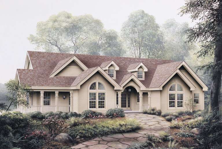 House Plan House Plan #14418 Front Elevation
