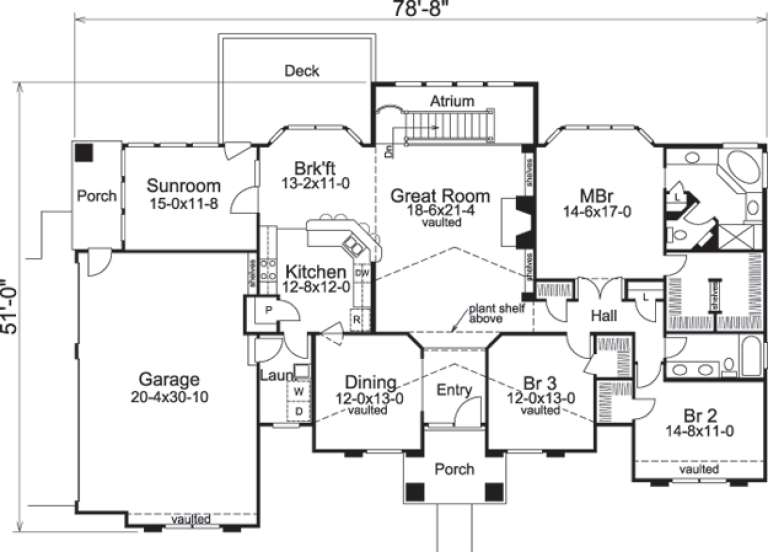 House Plan House Plan #14423 Drawing 1