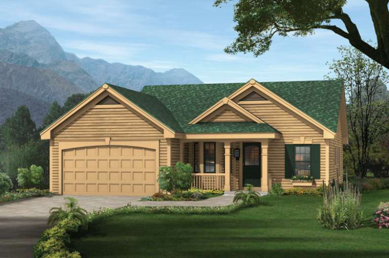 House Plan House Plan #14444 Front Elevation