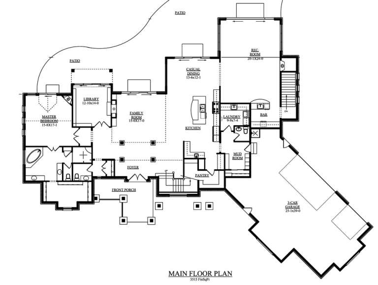 House Plan House Plan #14465 Drawing 1