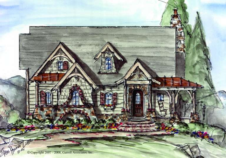 House Plan House Plan #14475 Front Elevation