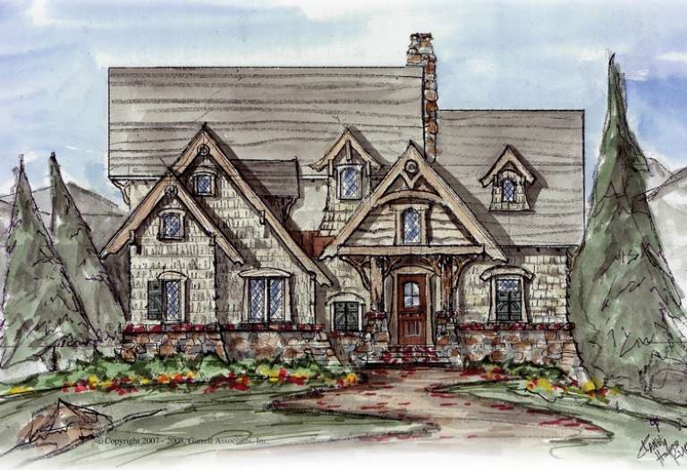 House Plan House Plan #14482 Front Elevation