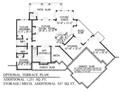 Basement for House Plan #699-00048
