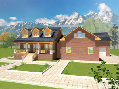 Traditional House Plan #039-00188 Elevation Photo