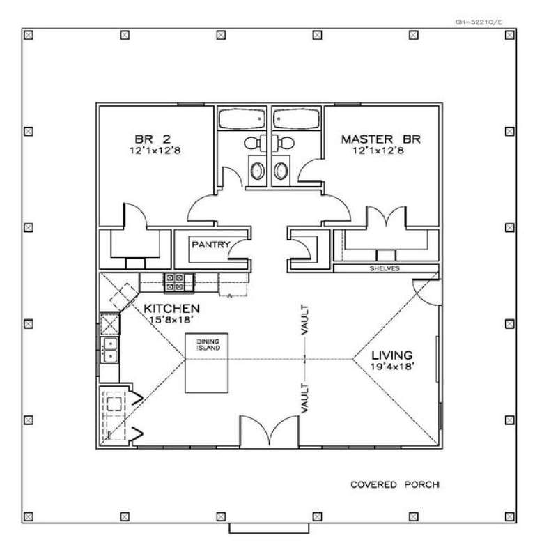 House Plan House Plan #14532 Drawing 1