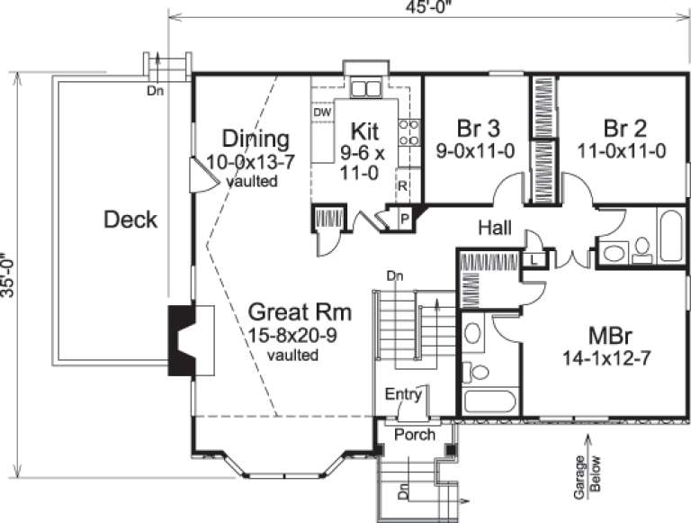 House Plan House Plan #14560 Drawing 1