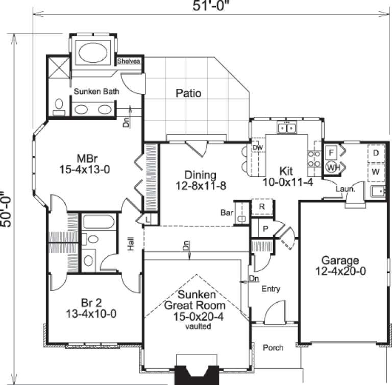 House Plan House Plan #14576 Drawing 1